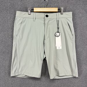 Kenneth Cole Golf Shorts Mens 32 Gray Lightweight Wicking Nylon Stretch UPF 50+